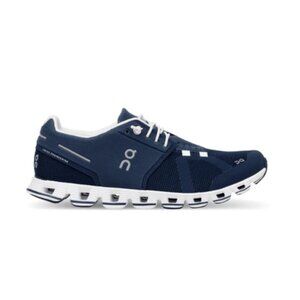 Men's On Running Cloud 2.0 Navy and White Athletic Shoes with Breathable Mesh